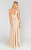 Harper Maxi Dress ~ Champagne Luxe Satin sold by Show Me Your MuMu