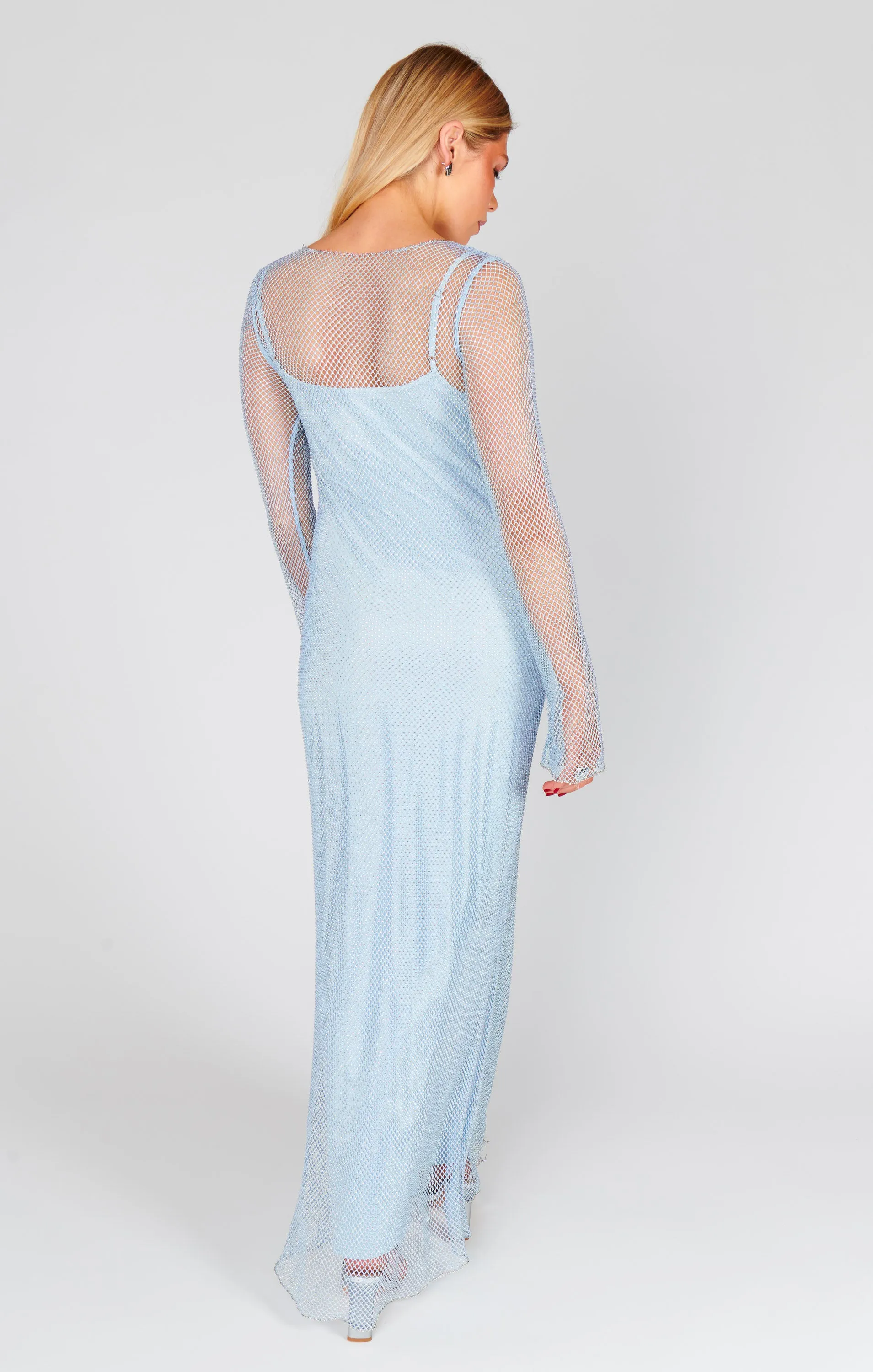 Iconic Maxi Dress ~ Light Blue Glitz sold by Show Me Your MuMu product image thumbnail 3