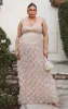 Francesca Maxi Dress ~ Champagne Tulle Ruffle sold by Show Me Your MuMu