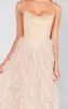 Francesca Maxi Dress ~ Champagne Tulle Ruffle sold by Show Me Your MuMu
