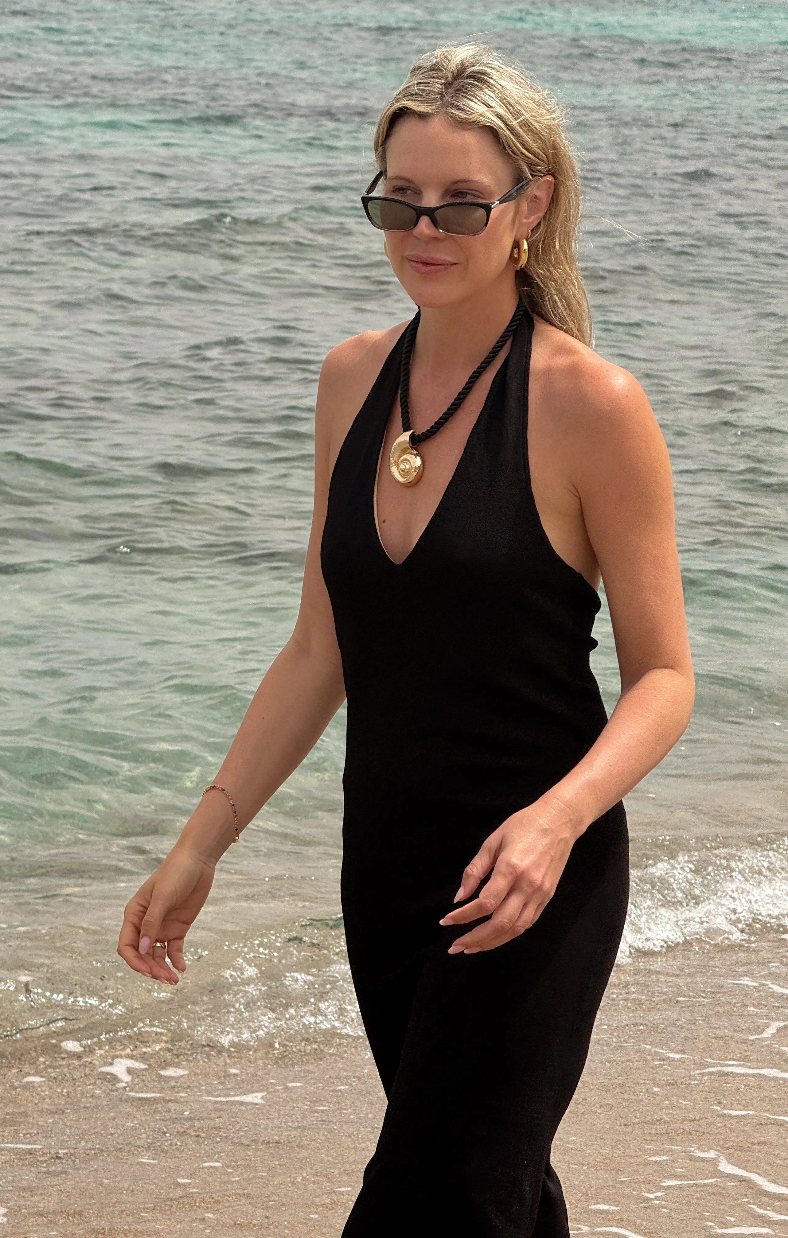 Kate Halter Dress ~ Black Knit sold by Show Me Your MuMu product image thumbnail 3