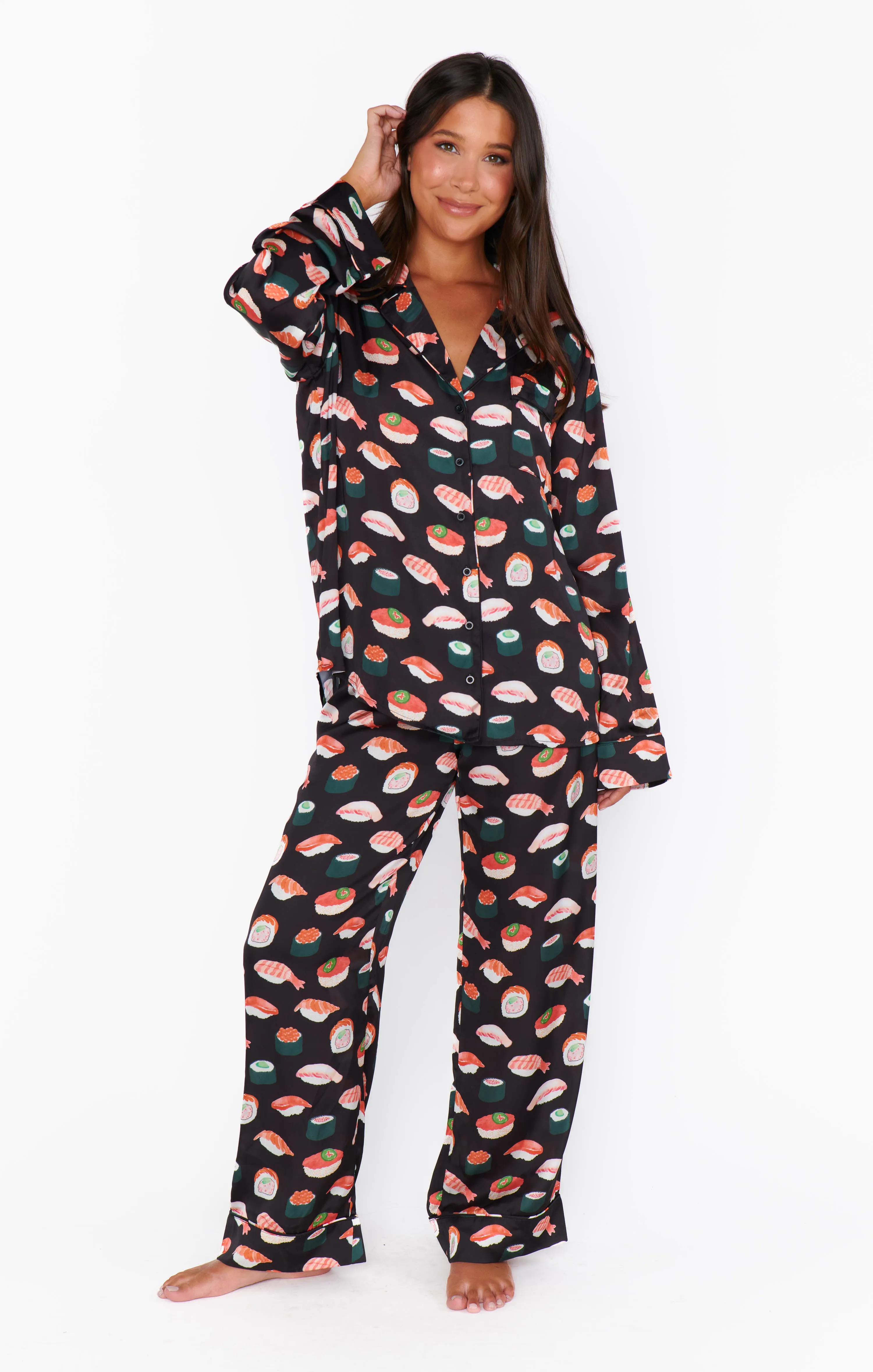 Classic PJ Set ~ Sushi Silky sold by Show Me Your MuMu product image thumbnail 3
