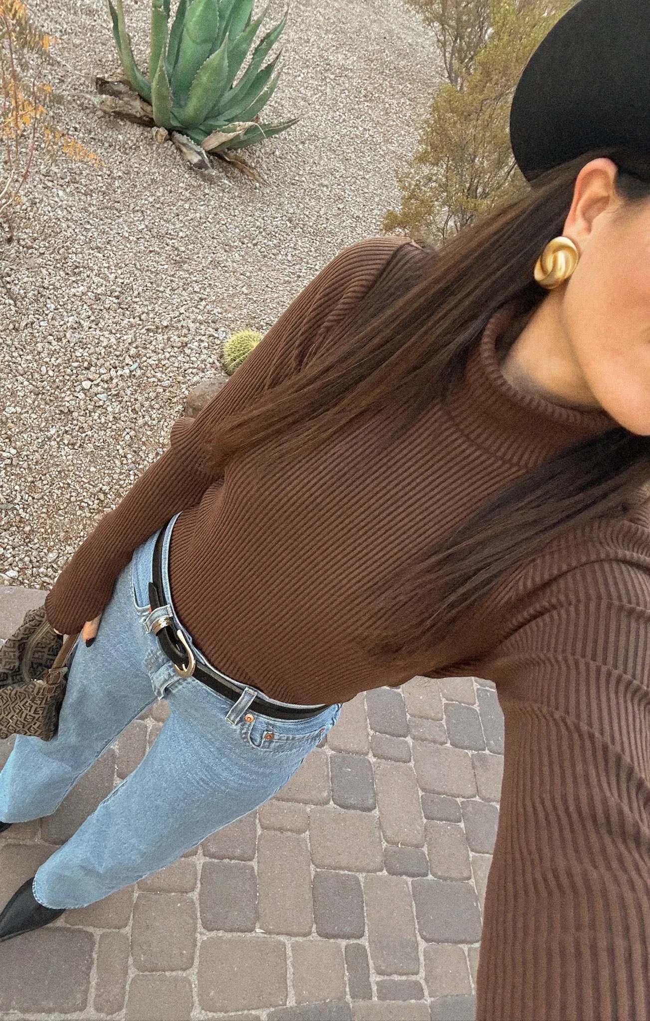 Layer Up Top ~ Winter Rib Chocolate sold by Show Me Your MuMu product image thumbnail 2