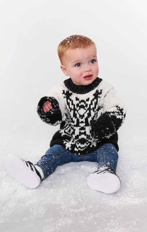Lil Stowe Sweater ~ Snowflake Knit sold by Show Me Your MuMu