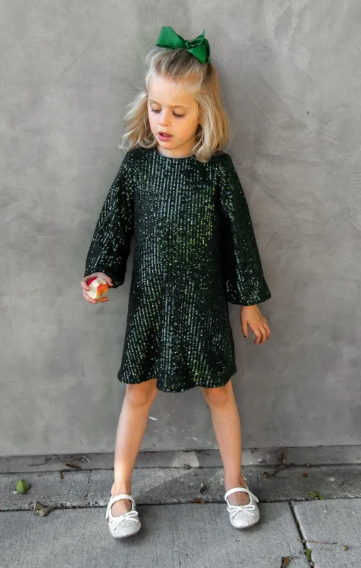 Once Upon A Time Dress ~ Emerald Sequins sold by Show Me Your MuMu