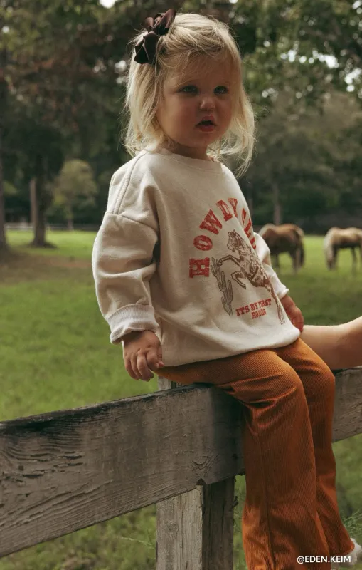 Davis Sweatshirt ~ Distressed Howdy Graphic sold by Show Me Your MuMu