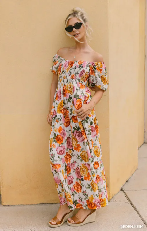 Joanna Maxi Dress ~ Ivory Hillside Floral sold by Show Me Your MuMu