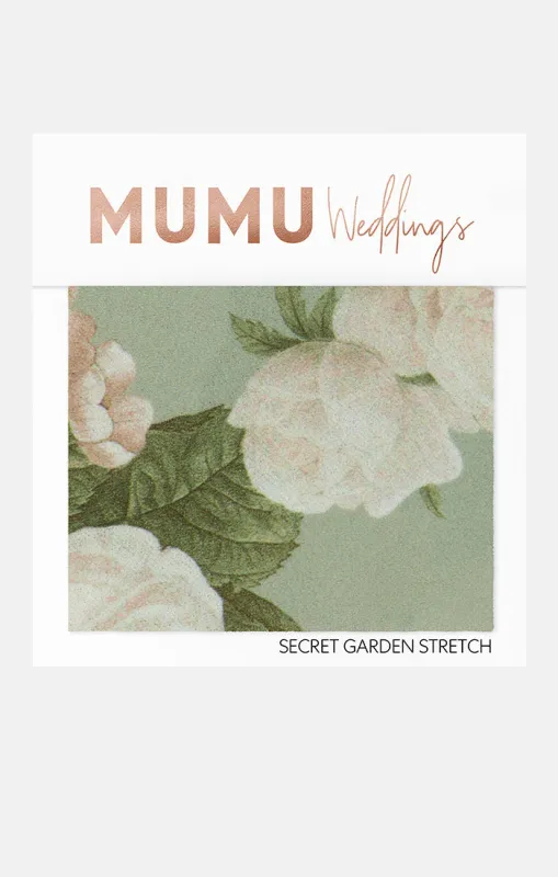 Bridesmaid Fabric Swatch ~ Secret Garden Stretch made by Show Me Your MuMu