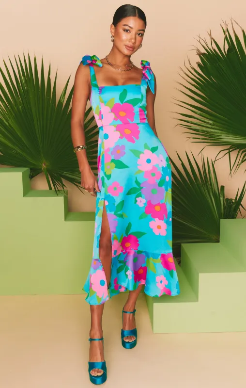 Garden Midi Dress ~ Multi Piccadilly Floral sold by Show Me Your MuMu