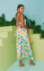 Mina Midi Dress ~ Tropicana Burst Luxe Satin sold by Show Me Your MuMu