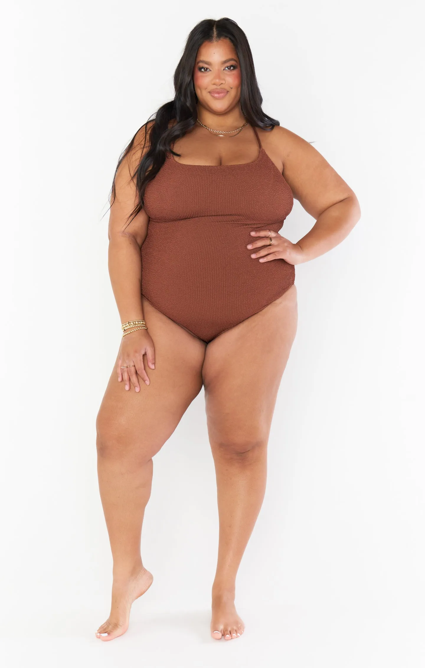 Positano One Piece ~ Chocolate Scrunch sold by Show Me Your MuMu product image thumbnail 2