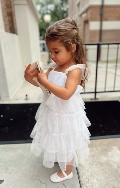 Little Fairytale Dress ~ White Tulle sold by Show Me Your MuMu
