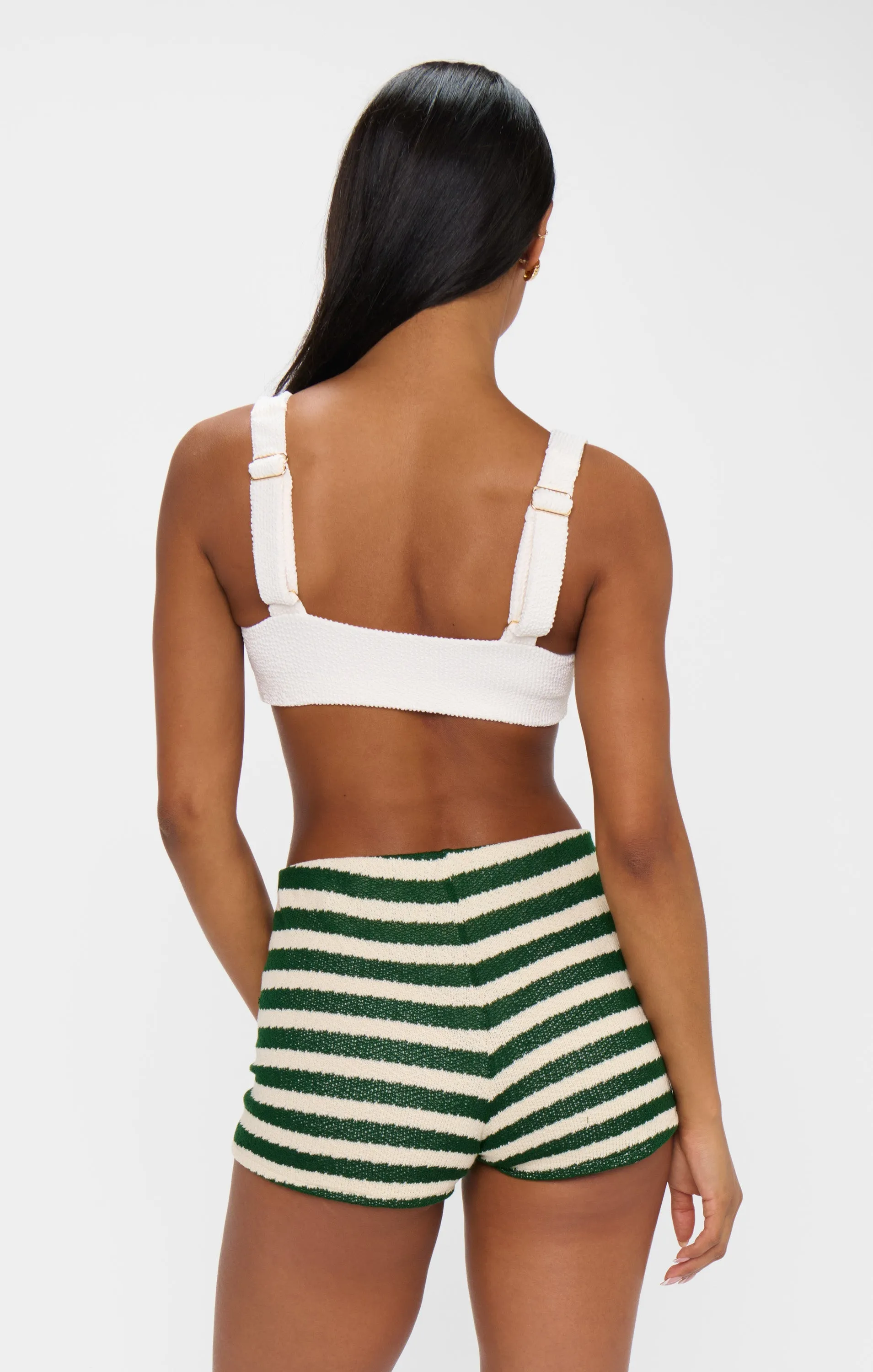 Ziggy Shorts ~ Lucky Stripe Knit sold by Show Me Your MuMu product image thumbnail 4