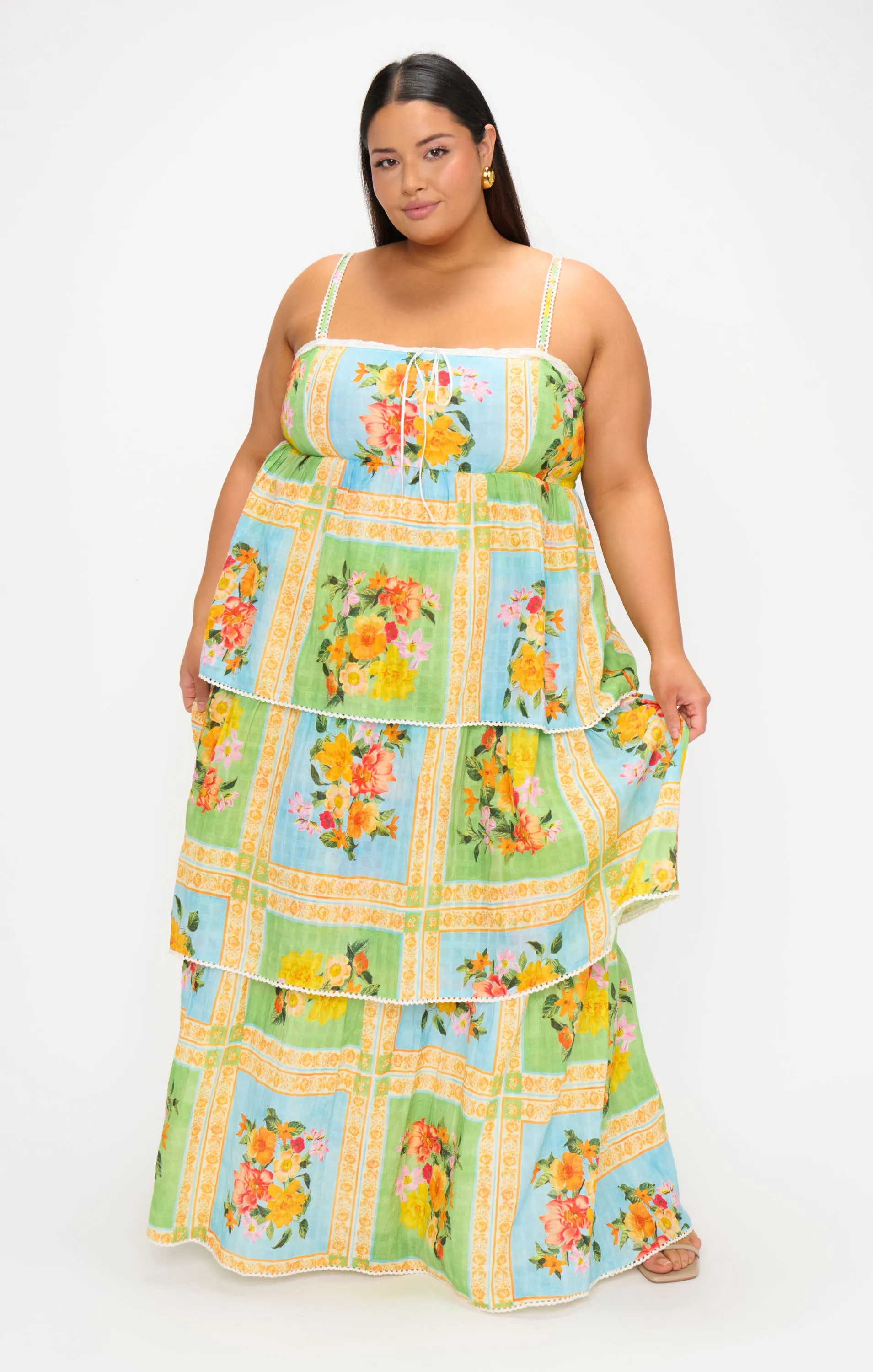 Peyton Midi Dress ~ Country Bouquet sold by Show Me Your MuMu product image thumbnail 4