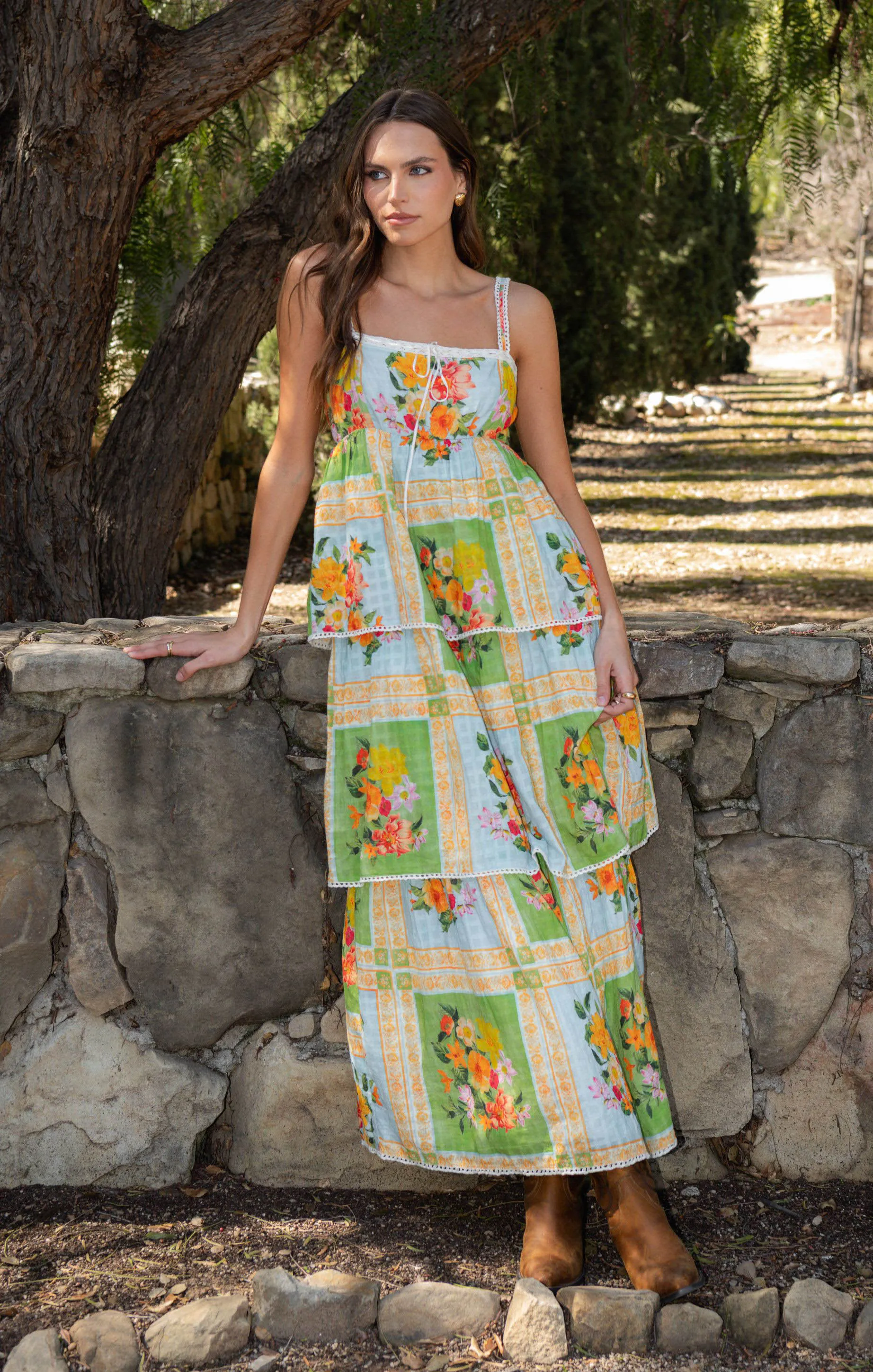 Peyton Midi Dress ~ Country Bouquet sold by Show Me Your MuMu product image thumbnail 2