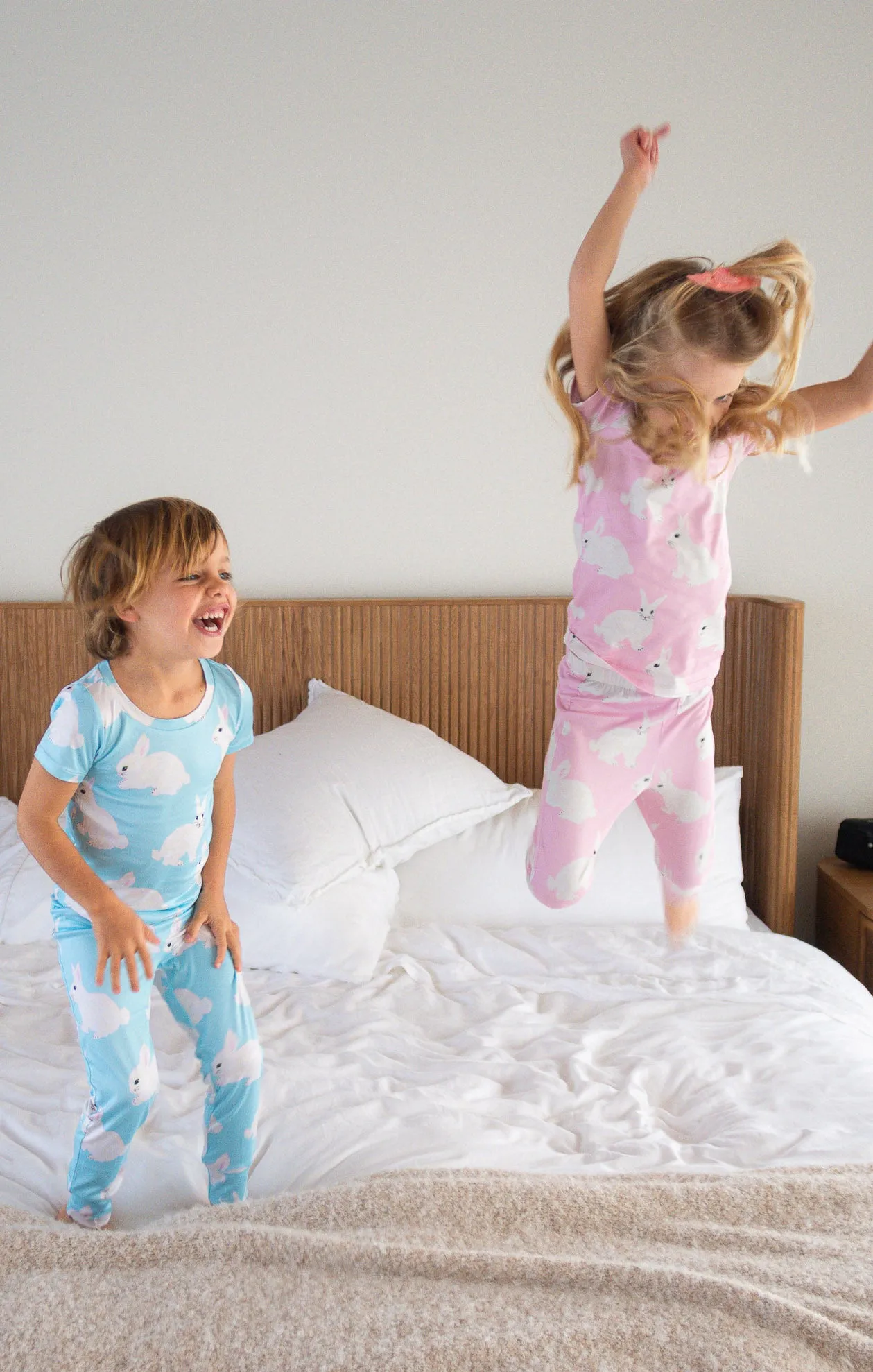 Mini Paige Sleep Set ~ Pink Bunnies Jersey sold by Show Me Your MuMu product image thumbnail 2