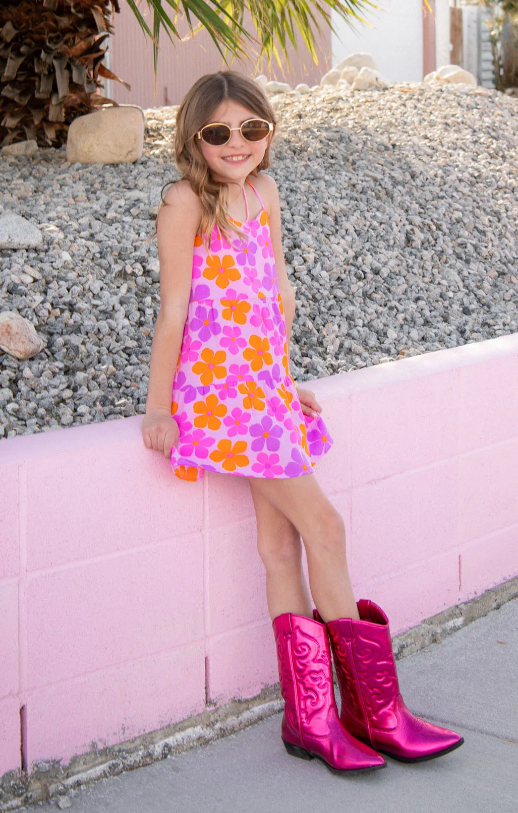 Little Caroline Mini ~ Pink Daisy sold by Show Me Your MuMu