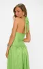Eliza Maxi Dress ~ Key Lime Light Taffeta sold by Show Me Your MuMu