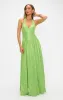Eliza Maxi Dress ~ Key Lime Light Taffeta sold by Show Me Your MuMu