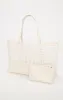 Soleil Tote Bag ~ White sold by Show Me Your MuMu