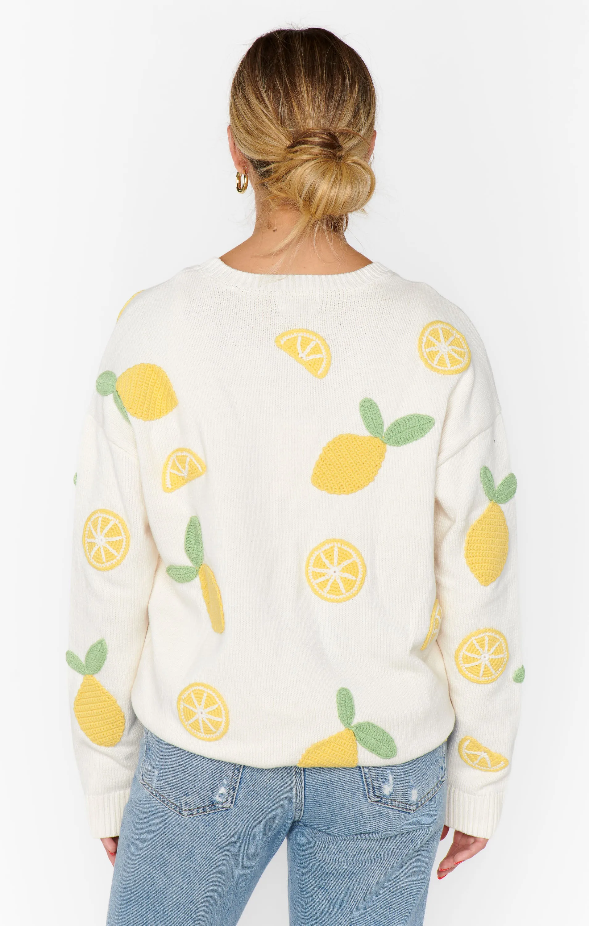 Go To Sweater ~ Lemon Sorbet Knit sold by Show Me Your MuMu product image thumbnail 5
