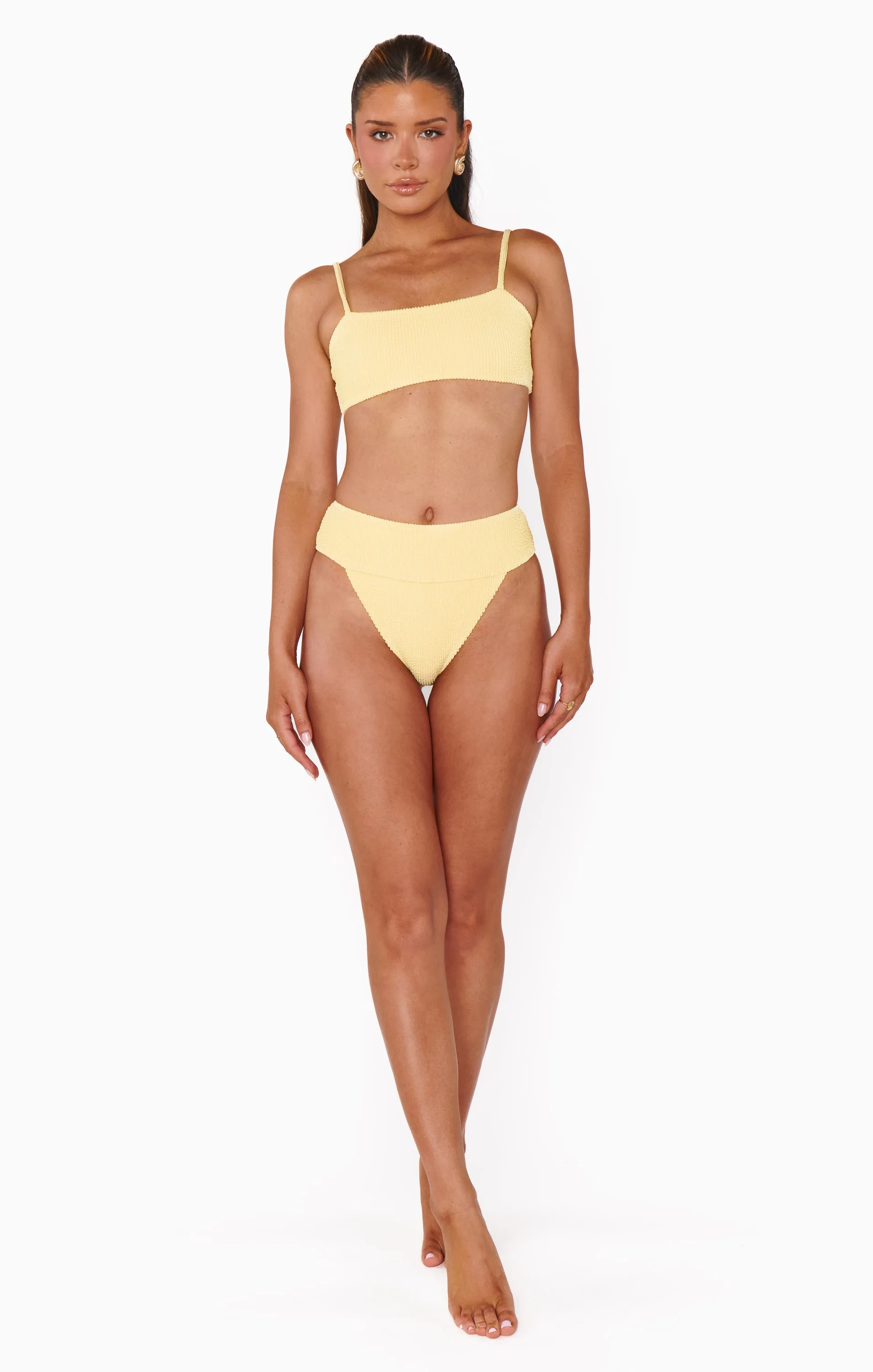 Del Rey Bottom ~ Butter Yellow Scrunch sold by Show Me Your MuMu product image thumbnail 3