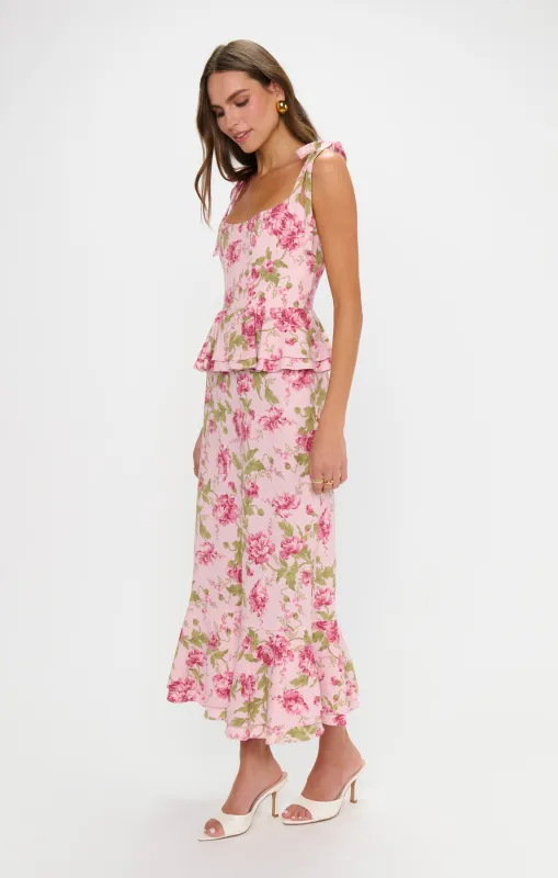 Pauline Peplum Dress ~ Garden Romantic sold by Show Me Your MuMu