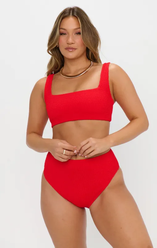 Sail Bottom ~ Hot Tamale Red Scrunch sold by Show Me Your MuMu
