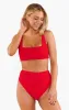 Sail Bottom ~ Hot Tamale Red Scrunch sold by Show Me Your MuMu