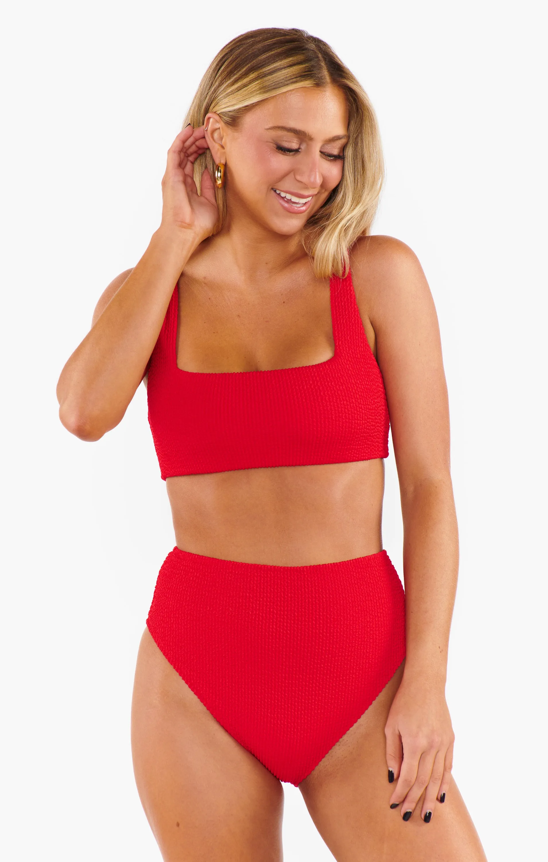 Sail Bottom ~ Hot Tamale Red Scrunch sold by Show Me Your MuMu product image thumbnail 5