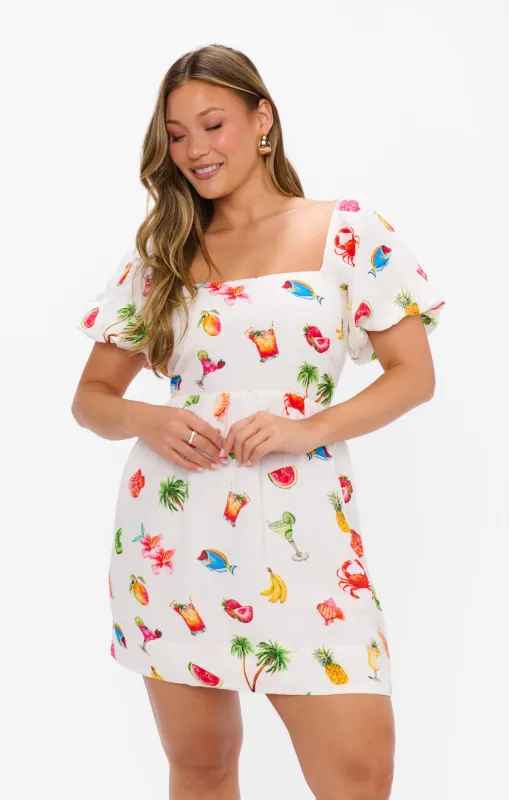 Sightseeing Mini Dress ~ Island Icons sold by Show Me Your MuMu