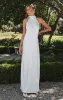 Lisa Maxi Dress ~ Ivory Luxe Satin sold by Show Me Your MuMu