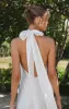 Lisa Maxi Dress ~ Ivory Luxe Satin sold by Show Me Your MuMu