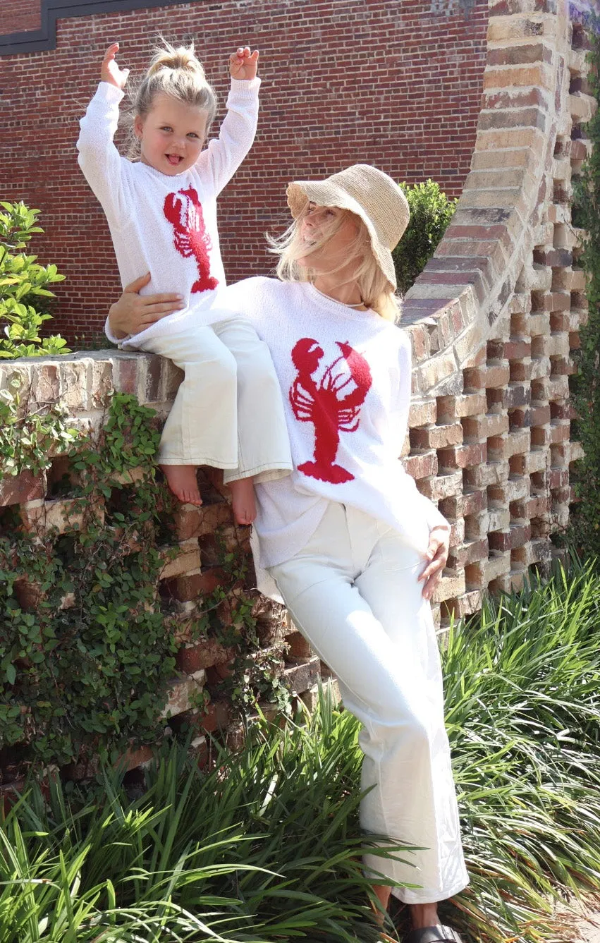 Little Woodsy Sweater ~ Lobster Knit sold by Show Me Your MuMu product image thumbnail 2