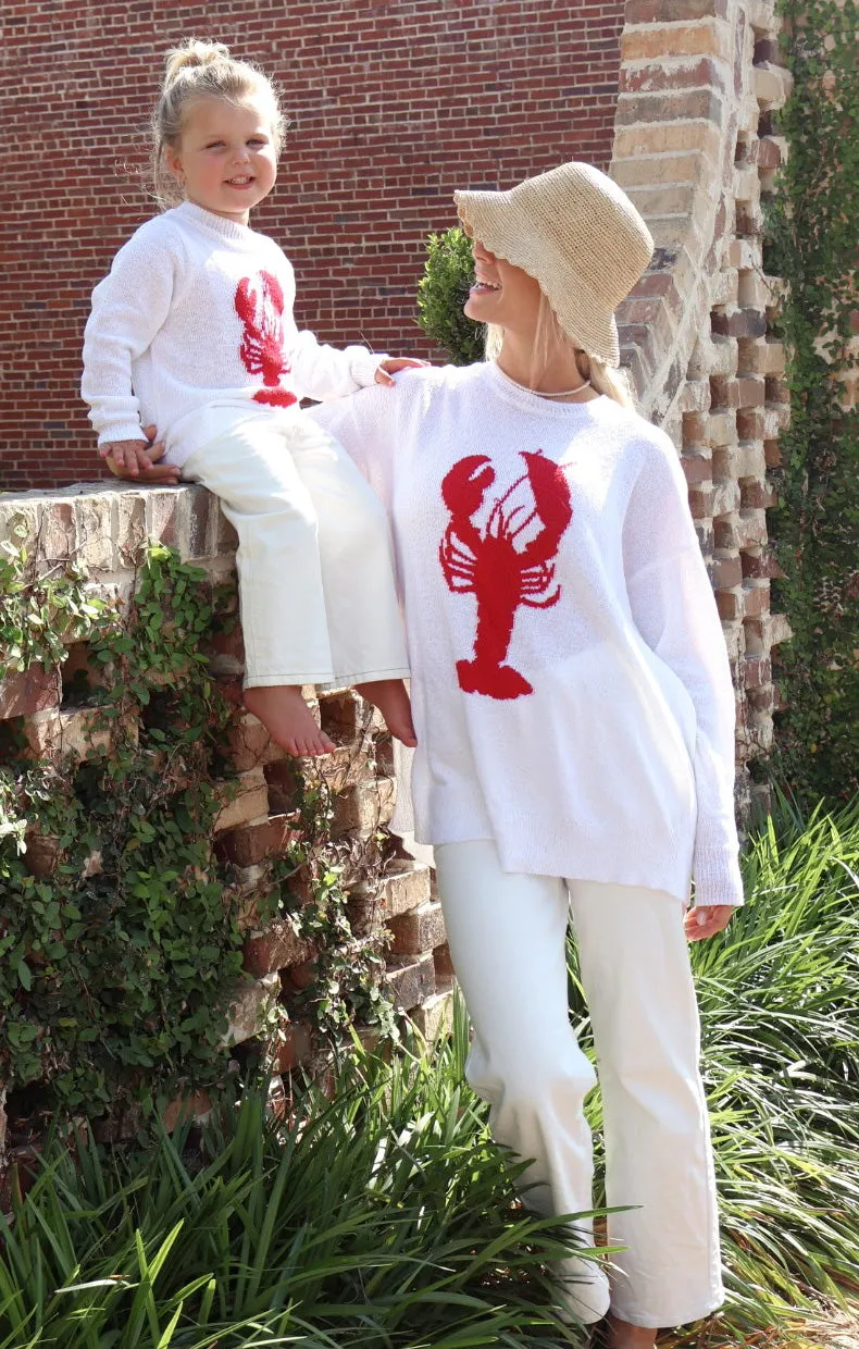 Little Woodsy Sweater ~ Lobster Knit sold by Show Me Your MuMu product image thumbnail 3