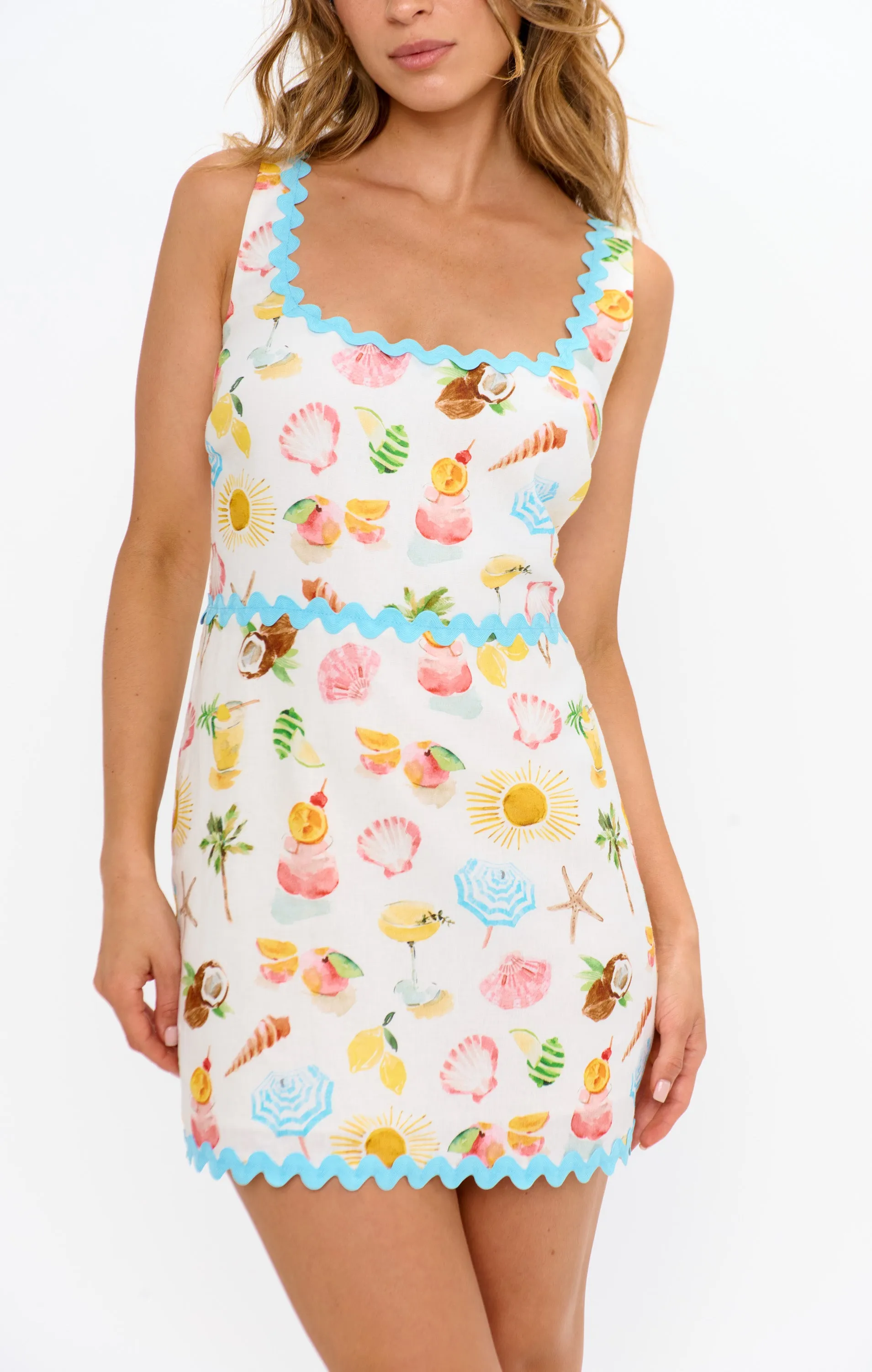 Oasis Mini Dress ~ Seaside Treasures Scallop sold by Show Me Your MuMu product image thumbnail 3