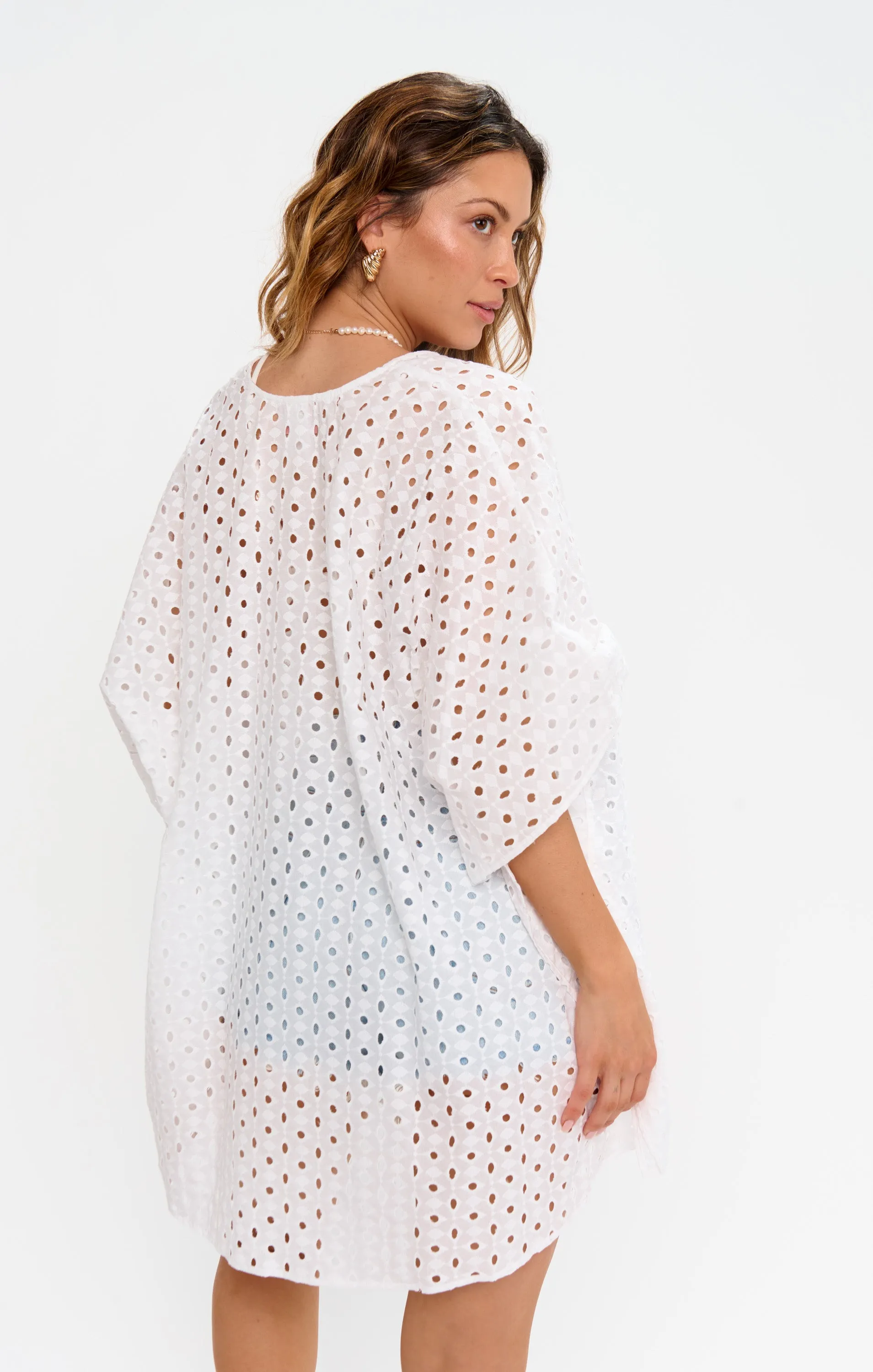 Peta Tunic ~ White Eyelet sold by Show Me Your MuMu product image thumbnail 4