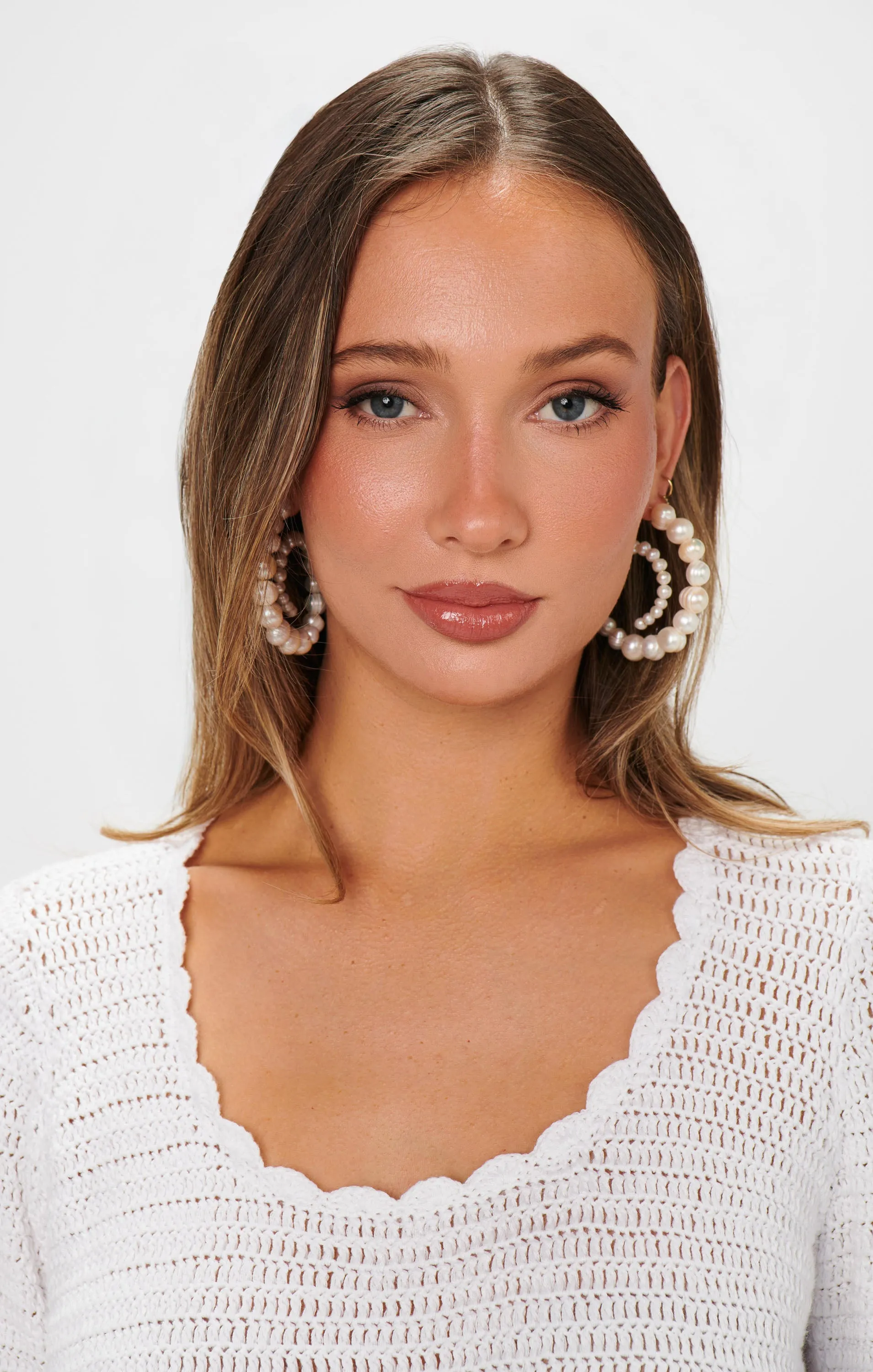 Frasier Sterling Bordeaux Earrings ~ Ivory sold by Show Me Your MuMu product image thumbnail 2