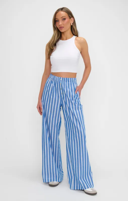 Max Boxer Pants ~ Coastal Blue Stripe sold by Show Me Your MuMu