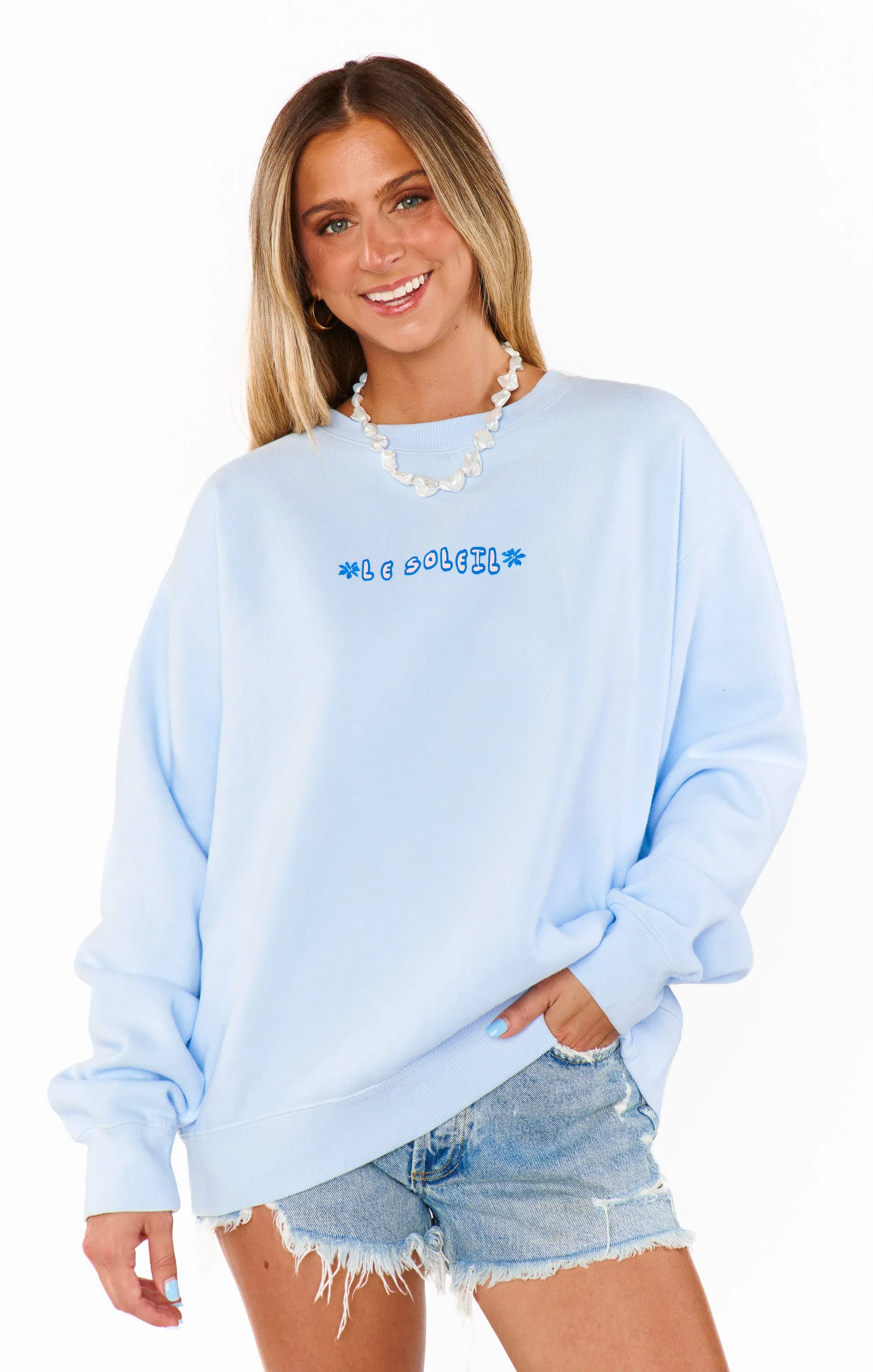 Stanley Sweatshirt ~ Le Soleil Graphic sold by Show Me Your MuMu product image thumbnail 2