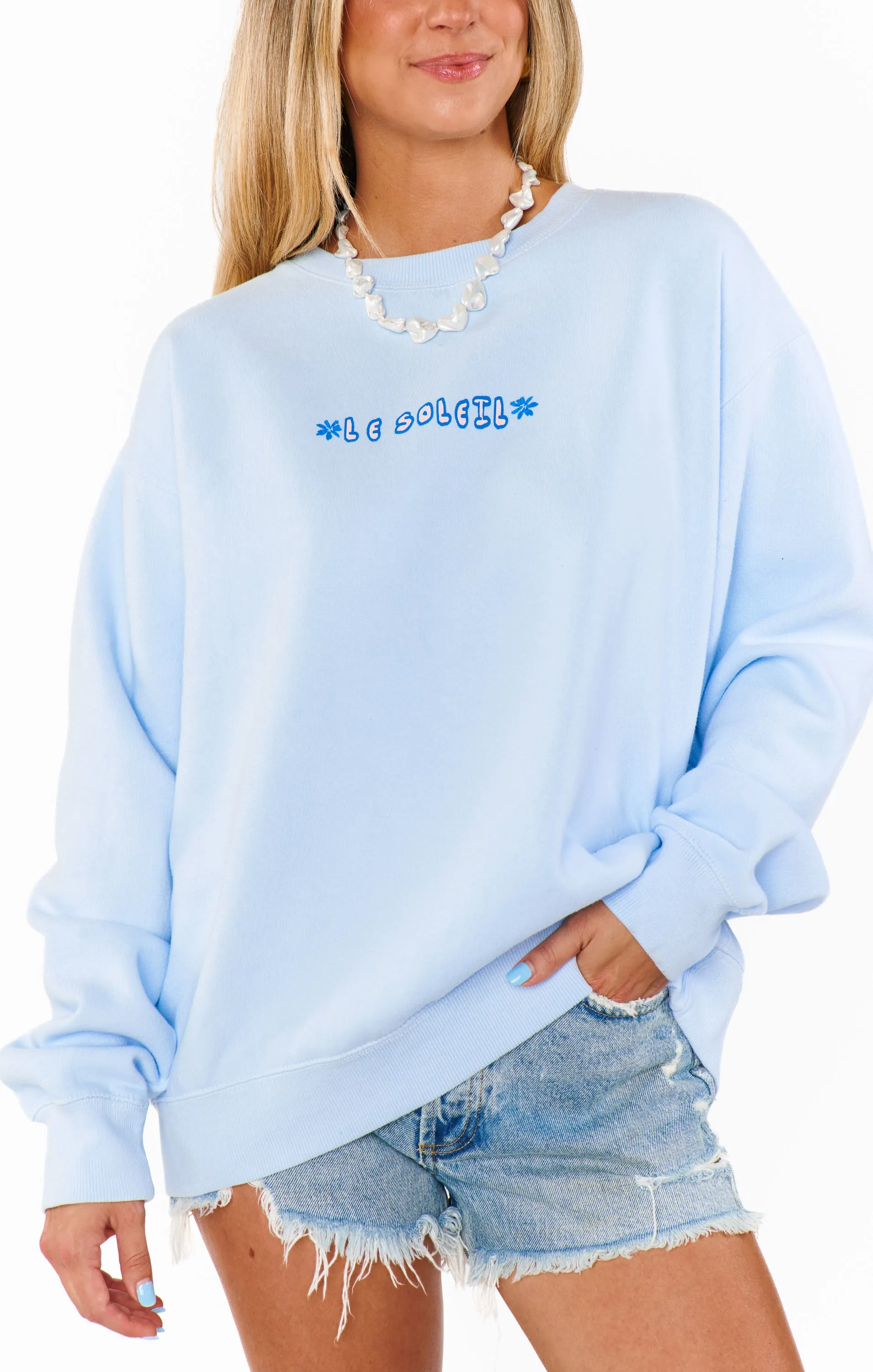 Stanley Sweatshirt ~ Le Soleil Graphic sold by Show Me Your MuMu product image thumbnail 4