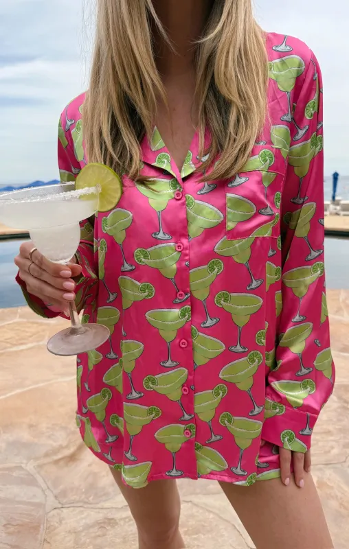 Beauty Sleep PJ Set ~ Margarita Silky sold by Show Me Your MuMu