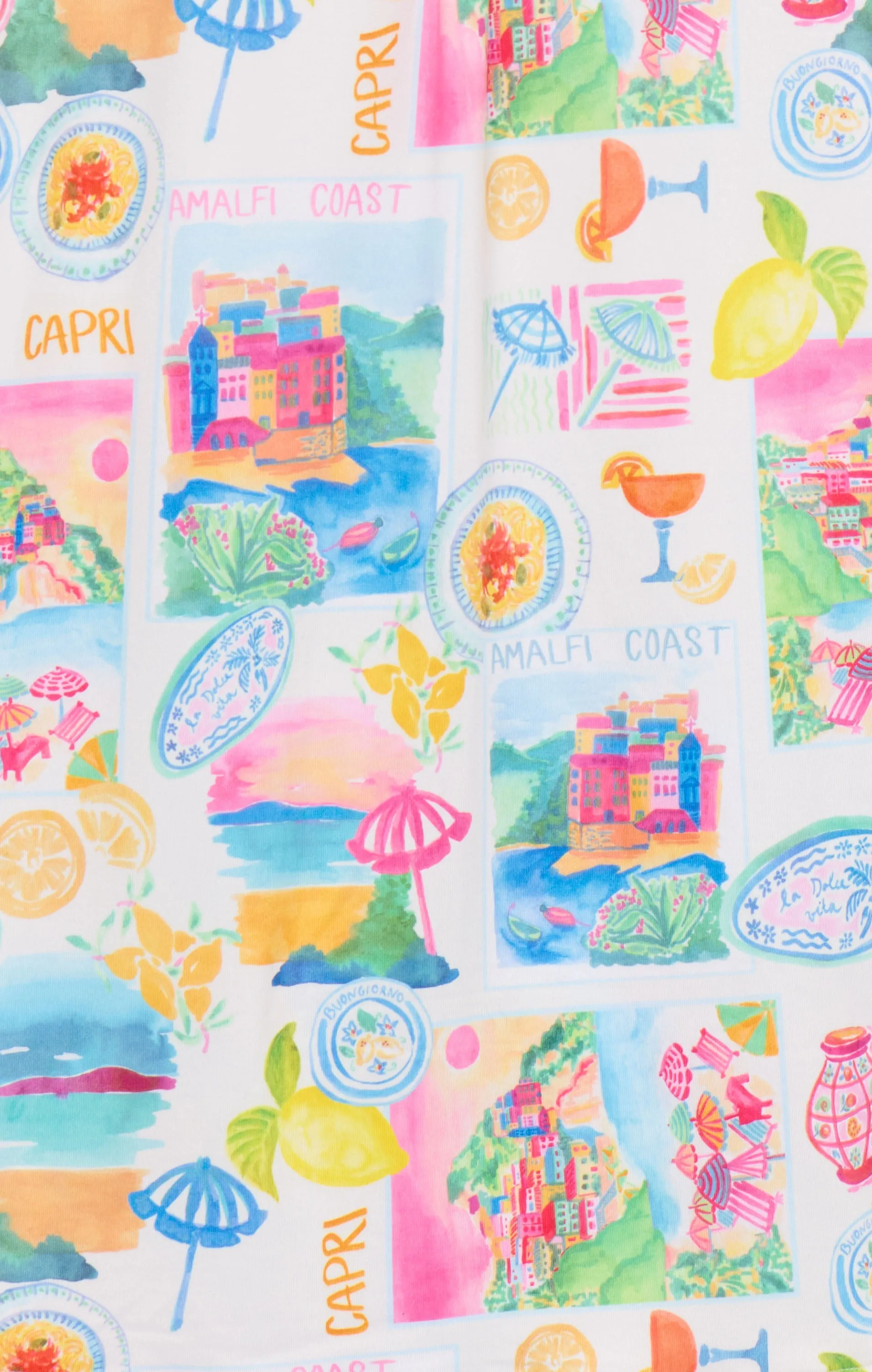 Sunday Morning PJ Set ~ Amalfi Coast Jersey sold by Show Me Your MuMu product image thumbnail 5