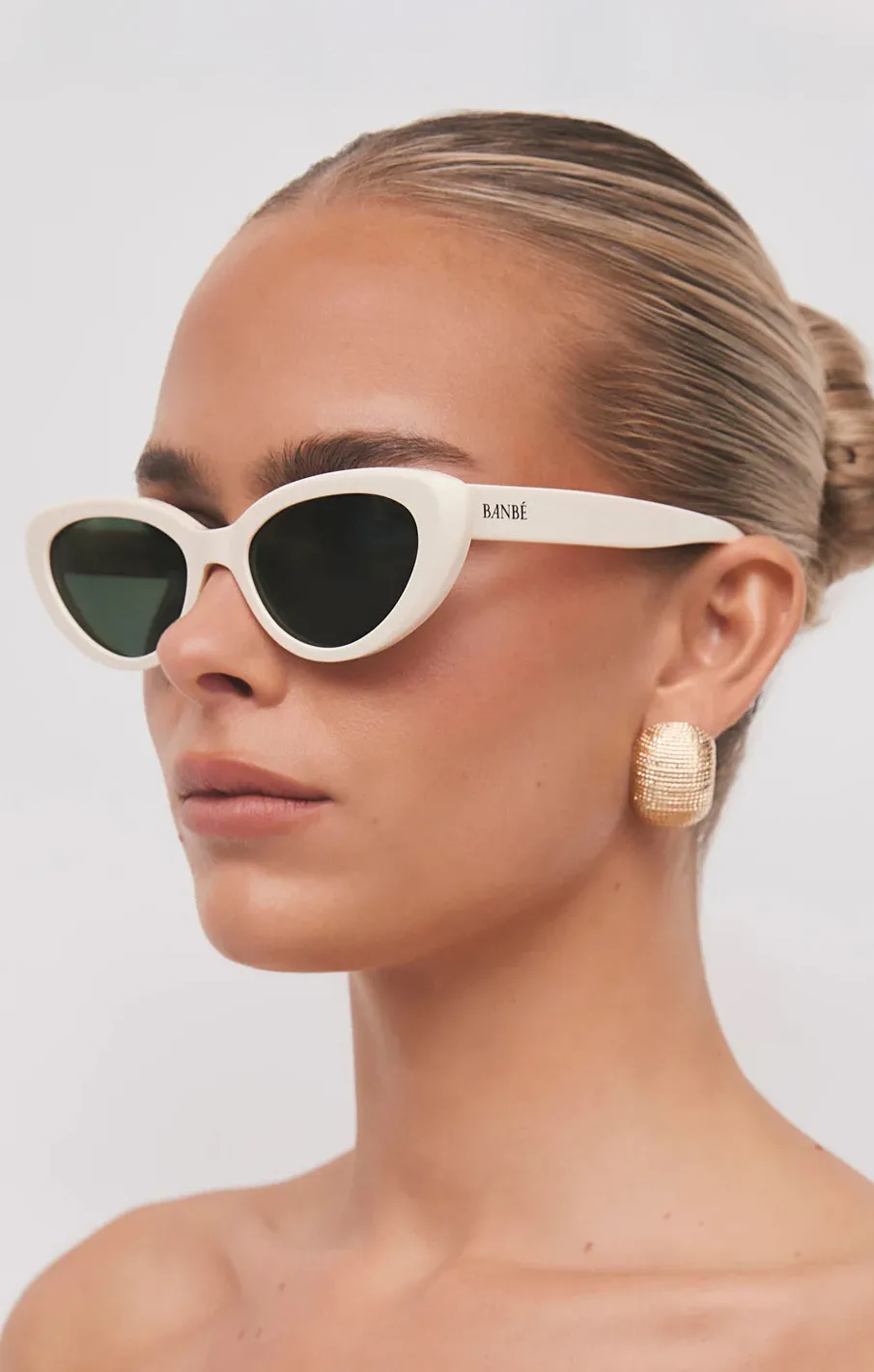 Banbé The Sweeney Sunglasses ~ Ivory sold by Show Me Your MuMu