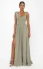 Harper Maxi Dress ~ Moss Green Crisp sold by Show Me Your MuMu