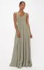 Harper Maxi Dress ~ Moss Green Crisp sold by Show Me Your MuMu