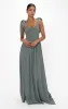 Harper Maxi Dress ~ Deep Sage Chiffon sold by Show Me Your MuMu