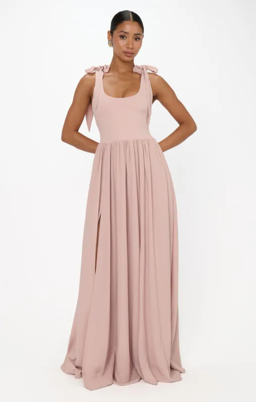 Harper Maxi Dress ~ Dusty Blush Crisp sold by Show Me Your MuMu