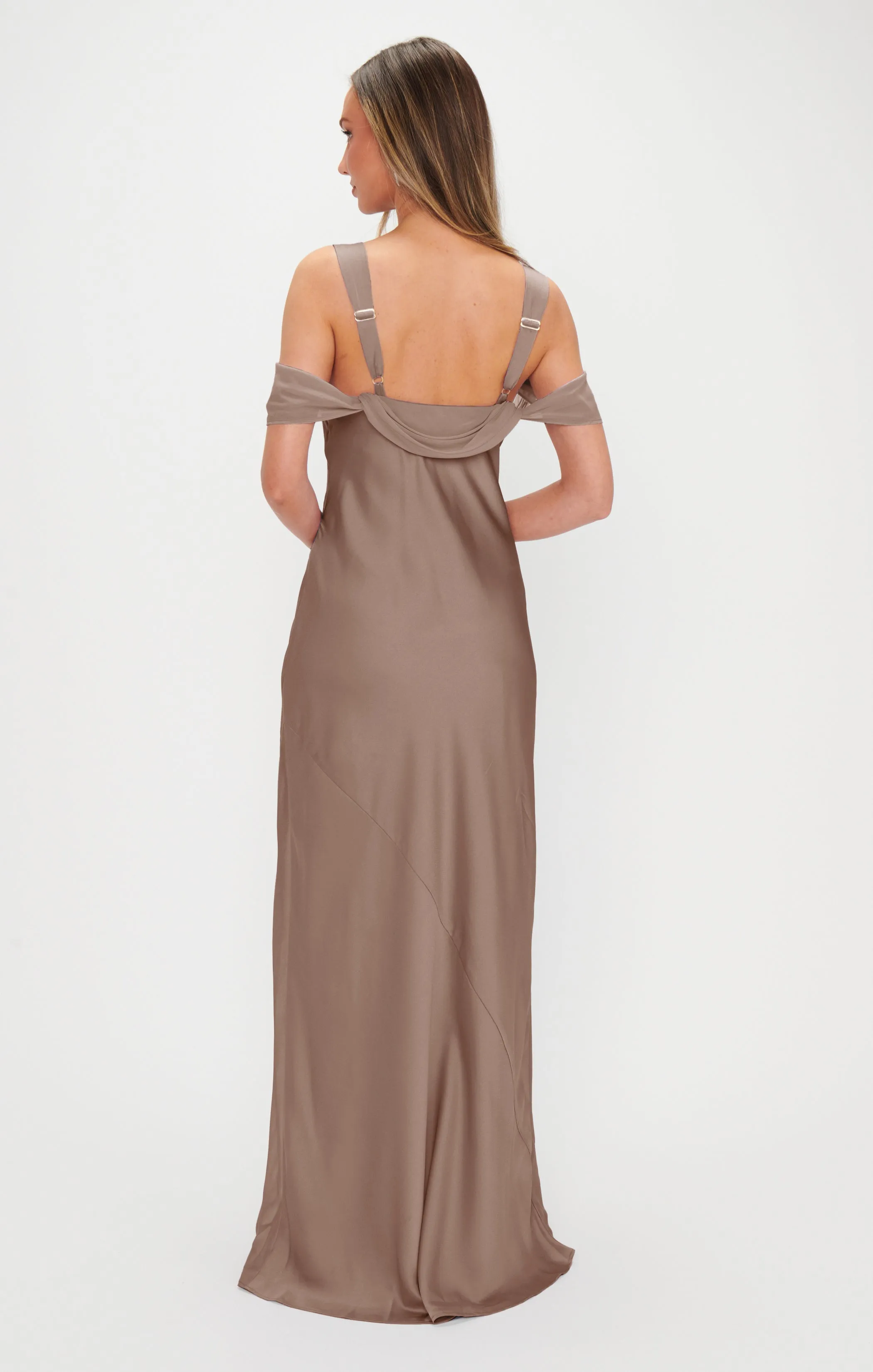 Bella Maxi Dress ~ Dune Luxe Satin sold by Show Me Your MuMu product image thumbnail 2