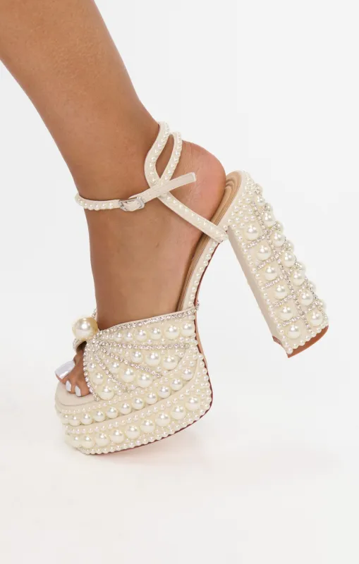 Azalea Wang Astrella Heel ~ White sold by Show Me Your MuMu